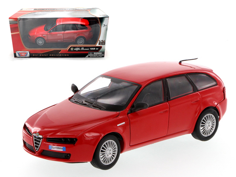 2007 Alfa Romeo 159 SW Red 1/24 Diecast Car Model by Motormax - Picture 1 of 1