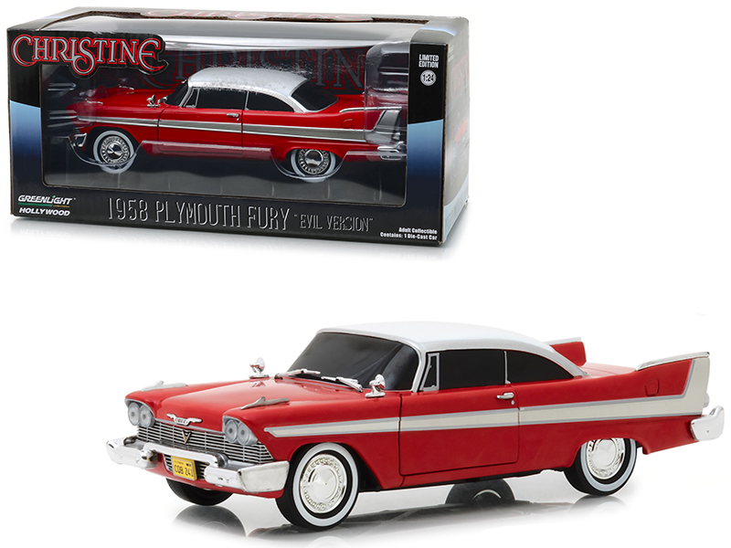 ミニカー 1:24 CHRISTINE 1958 PLYMOUTH FURY EVIL Greenlight 1/43 - Christine 1958 Plymouth Fury Evil Version