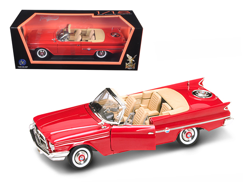 1960 Chrysler 300F Red Diecast Car 1/18 Scale Road Signature - Picture 1 of 1