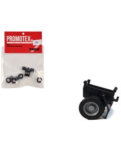 2023 Promotex HO Scale 1/87 Single Axle Trailer Chassis Plastic Model