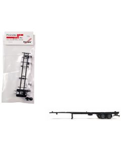 2023 Promotex 1/87 HO Scale Plastic Model 48ft Trailer Container Chassis