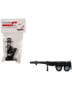 2023 20ft Container Chassis Model 1/87 HO Scale Plastic by Promotex