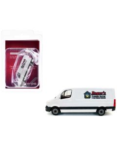2023 Mercedes-Benz Sprinter Van White Roger's Plumbing 1/87 HO Model by Promotex