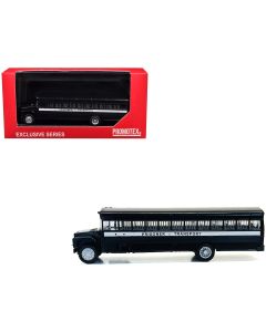 2023 Promotex HO Scale Black Prisoner Transport Bus Model Car 1/87