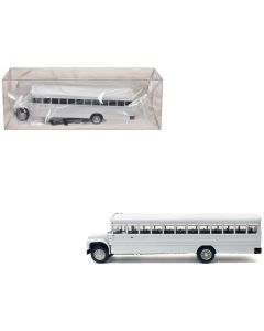 2023 Promotex School Bus White 1/87 HO Scale Plastic Model Toy