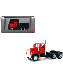 2023 GMC Short Day Cab Red 1/87 HO Scale Plastic Model Car by Promotex