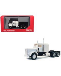 2023 Peterbilt Sleeper Cab White 1/87 HO Scale Plastic Model Car - Promotex