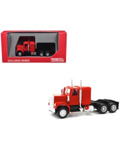 2023 GMC Sleeper Cab Red 1/87 HO Scale Plastic Model Car by Promotex