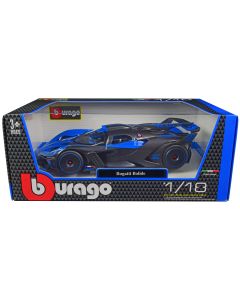 2022 Bugatti Bolide Blue 1/18 Diecast Model Car by Bburago