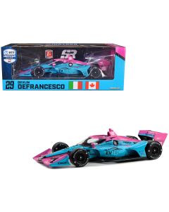 2023 Dallara IndyCar #29 Devlin DeFrancesco Diecast Model 1/18 Greenlight NTT Series