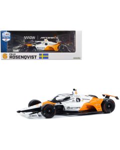 2023 Dallara IndyCar #6 Felix Rosenqvist NTT DATA 1/18 Diecast Model by Greenlight