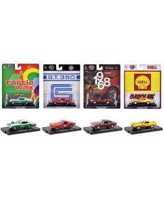2023 M2 Machines 1/64 Diecast Model Cars - Auto-Drivers Limited Edition Set of 4