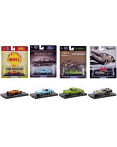2023 M2 Machines Auto-Drivers 1/64 Diecast Model Cars Set of 4 Limited Edition 7000