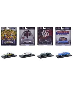 2022 M2 Machines 1/64 Diecast Model Cars - Limited Edition Auto-Drivers Set of 4