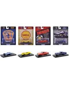 2023 M2 Machines Auto-Drivers 1/64 Diecast Model Cars Set of 4 Limited Edition