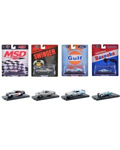 131 Limited Edition M2 Machines Diecast Model Cars - Set of 4 Auto-Drivers 1/64