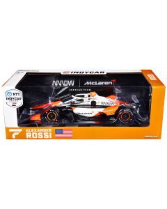 2024 Dallara IndyCar #7 Alexander Rossi Arrow McLaren 1/18 Diecast Model Car