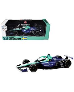 2024 Dallara IndyCar #28 Marcus Ericsson Diecast Model Car Greenlight 1/18 NTT Series
