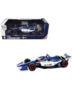 2024 Dallara IndyCar #8 Linus Lundqvist American Legion 1/18 Diecast Model Car