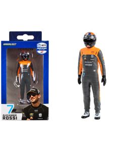2023 NTT IndyCar Series #7 Alexander Rossi Driver Figure - McLaren 1/18 Scale Model