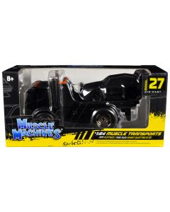 1986 Audi Sport Quattro S1 E2 Diecast Model 1/64 Matt Black - Muscle Machines  
JDM Flatbed Truck Diecast Model 1/64 Matt Black - Muscle Machines Series