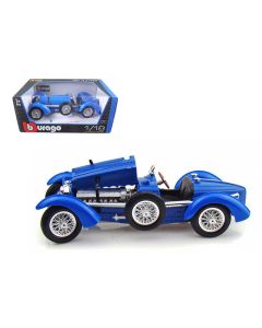 1934 Bugatti Type 59 Blue Diecast Model Car 1/18 Scale Bburago