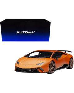 2018 Lamborghini Huracan Performante 1/12 Model Car - Arancio Anthaeus, Copper Wheels