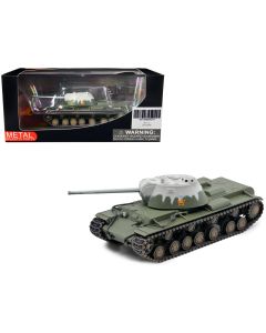 2023 Soviet KV-3 Heavy Tank Diecast Model - Winter Camouflage 1/72 by Panzerkampf