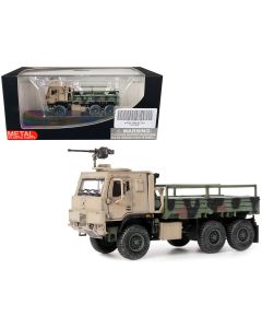 2023 1/72 Diecast Model M1083 MTV Armored Cargo Truck NATO Camouflage US Army Armor Premium Series