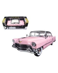 1955 Pink Cadillac Fleetwood Series 60 Special Diecast Model Car Elvis Presley 1/18 Greenlight