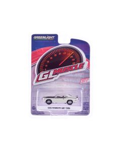 1970 Plymouth AAR Barracuda Diecast Model Car, Alpine White, GreenLight Series 29 1/64