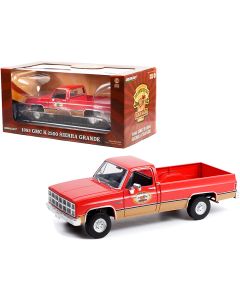 1982 GMC K-2500 Sierra Grande Wideside Pickup Truck Diecast Model 1/18 Red