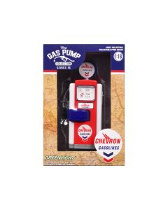 1948 Wayne 100-A Gas Pump Diecast Replica Red White Chevron Vintage Series 16
