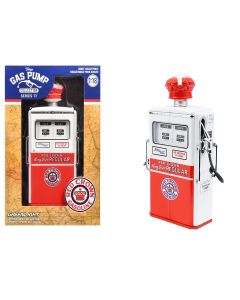 1954 Tokheim 350 Twin Gas Pump Red Crown Gasoline 1/18 Diecast Replica Greenlight