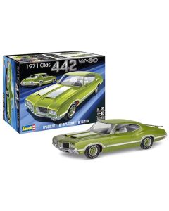 1971 Oldsmobile 442 W-30 Model Kit 1/25 Scale Revell Level 5 Classic Car