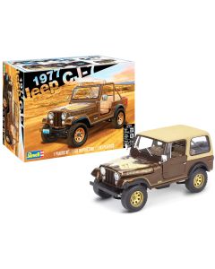 1977 Jeep CJ-7 Model Kit 1/24 Scale Level 5 by Revell 2-in-1