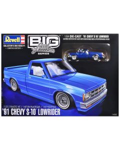 1991 Chevrolet S-10 Lowrider Pickup Truck Model Kit 1/25 Revell + 1/64 Diecast