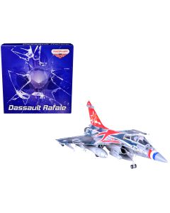 2023 Dassault Rafale C Fighter Jet 1/72 Scale Model, 75th Anniversary Edition, Missile Accessories, Panzerkampf Wing Series