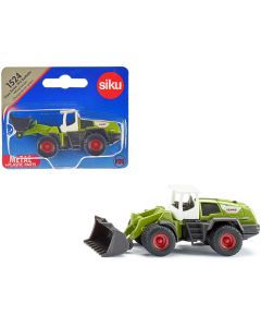 1914 Claas Torion Wheel Loader Diecast Model - Green & White by Siku