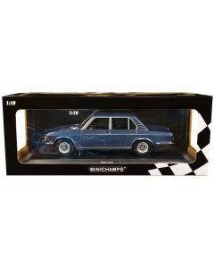 1968 BMW 2500 Limited Edition 1/18 Diecast Model Car Blue Metallic Minichamps