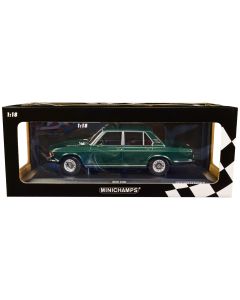 1968 BMW 2500 Limited Edition 1/18 Diecast Model Car Green Metallic by Minichamps