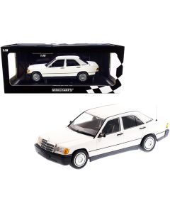 1982 Mercedes Benz 190E W201 White Limited Edition 1/18 Diecast Model Car Minichamps