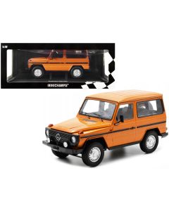 1980 Mercedes-Benz G-Model SWB Orange Black Stripes Limited Edition 1/18 Diecast Model Car