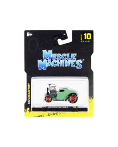 1933 Ford 3W Coupe Diecast Model Car Light Green 1/64 by Muscle Machines