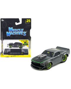 2010 Ford Mustang RTR-X Gray 1/64 Diecast Model Car Muscle Machines