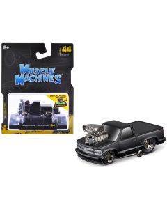 1993 Chevrolet 454 SS Pickup Truck Blackout Edition 1/64 Diecast Model Muscle Machines