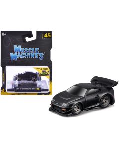 1995-97 Toyota Supra MK4 Matt Black 1/64 Diecast Model Car Muscle Machines