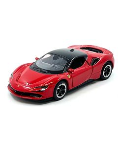 2023 Ferrari SF90 Stradale Diecast Model Car 1/64 Red Black Top Maisto Speed Icons