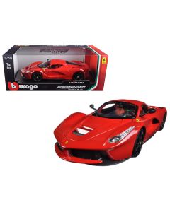2014 Ferrari LaFerrari F70 1/18 Diecast Model Car Red Black Wheels Bburago