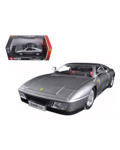 1991 Ferrari 348 TS Grey 1/18 Diecast Model Car Bburago Collectible